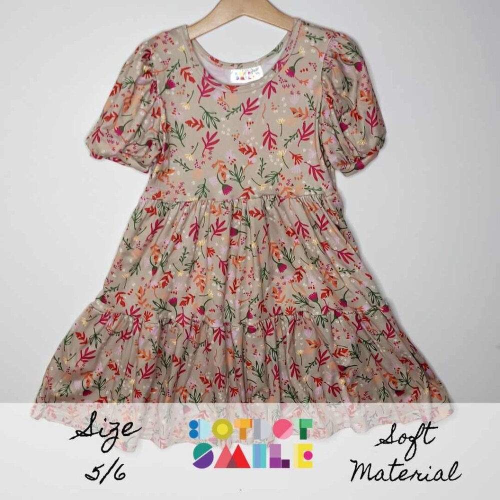 DotDotSmile Size 5/6 Tier Dress - NWT Floral Print